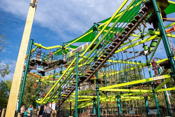 roller coaster at Fort Wayne zoo