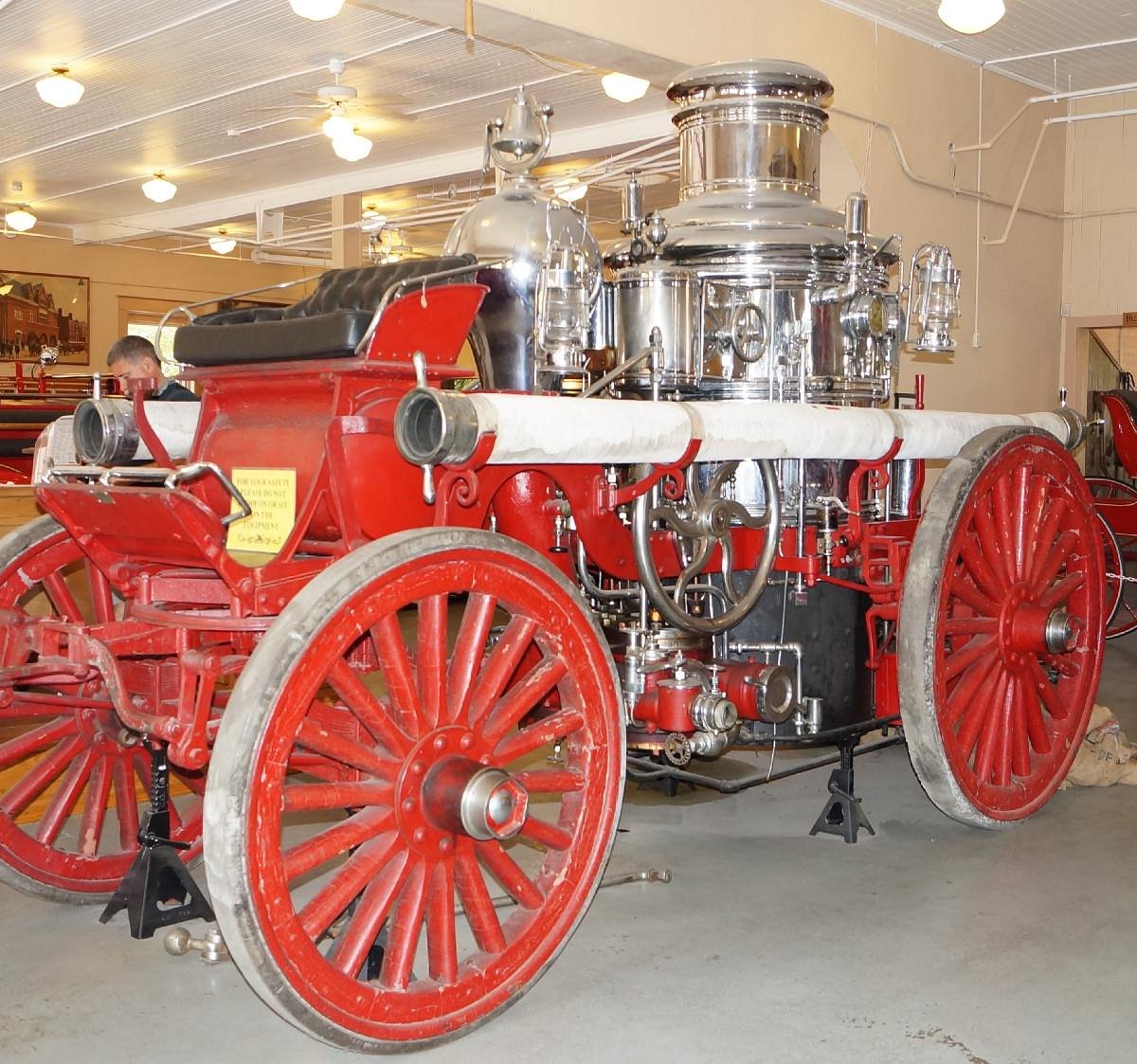 Firefighter Museum antique fire equipment